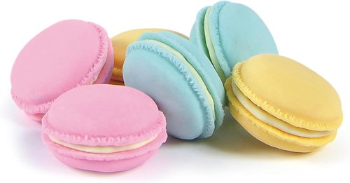Genuine Fred Macaron Erasers Set - Scented Fun for School, Home & Office | Set of 6