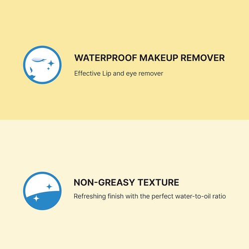 Illiyoon Fresh Moisture Makeup Remover - Gentle Waterproof Lip & Eye Cleanser with Yuzu Extract | 0.14 Fl. Oz (300ml)