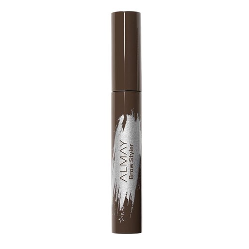 Almay Eyebrow Gel - Flake-Free & Lightweight Formula with Marula Oil | Hypoallergenic, Medium Brown, 1 Count