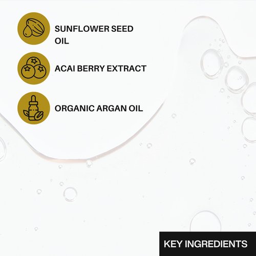 Cristian Rovere - Signature Hair Serum - Organic Argan Oil & Acai Extract - Frizz Control & Shine Serum - Sulfate Free & Paraben Free - Lightweight Hair Oil for Smoothness - 1.7 Fl Oz