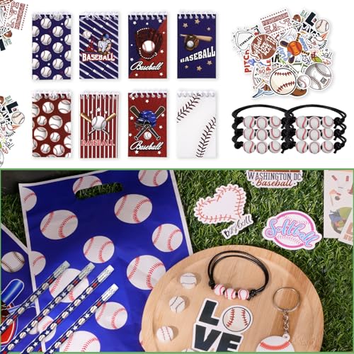 134Pcs Baseball Party Favors Set for Birthdays & Events