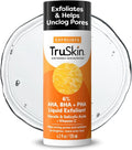 TruSkin BHA Liquid Exfoliant & Toner - Triple Acid AHA BHA PHA Formula with Salicylic & Vitamin C - 4.2 fl oz