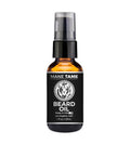 MANE TAME Beard Oil - Made with Certified Organic Hemp Oil - No Fuss Pump 1oz. Bottle - Softens Your Beard and Stops Itching - Great Beard Oil and Conditioner For Men