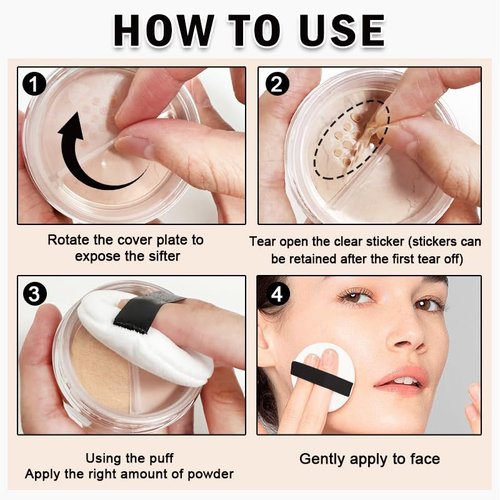 IONSGAKO Mineral Powder Foundation - Lightweight Buildable Coverage for Natural Makeup | 0.35 oz (01 Fair Light)