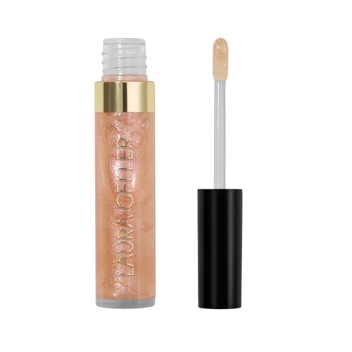 Laura Geller New York Color Luster Lip Gloss - Gilded Honey | Non-Sticky, Sheer High-Shine Treatment