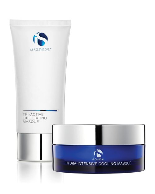 iS Clinical Smooth & Soothe Facial Kit - Exfoliating & Hydrating Home Regimen Gift Set