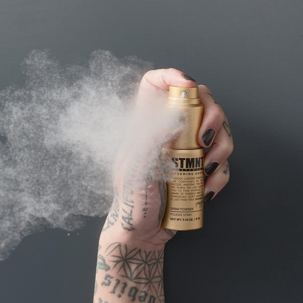 STMNT Grooming Goods Spray Powder - Extra Matte Finish & Texture | Lightweight Formula, 0.14 oz