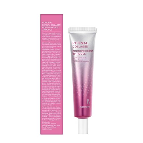 Skiennix Retinal Collagen Boosting Shot Ampoule - Advanced Vitamin A Serum for Pores & Anti-Aging | 1.01 fl. oz / 30 ml