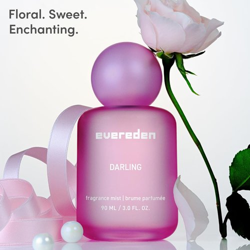 Evereden Fragrance Hair and Body Mist - Darling | Clean Vegan Spray for Teen Girls - Iconic Scents in Aesthetic Bottles