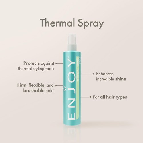 Enjoy Thermal Spray - Non-Aerosol Hairspray for Flexible Hold & Heat Protection | 10.1 Fl Oz