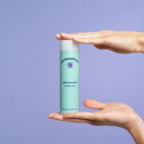 Nu Skin Here You Glow Face Exfoliator Toner - Unclogs Pores & Prevents Acne | 150 ml | 1 Pack