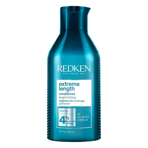 Redken Extreme Length Biotin Conditioner - Promotes Healthy Hair Growth & Strengthens Damaged Hair, 33.8 Fl Oz