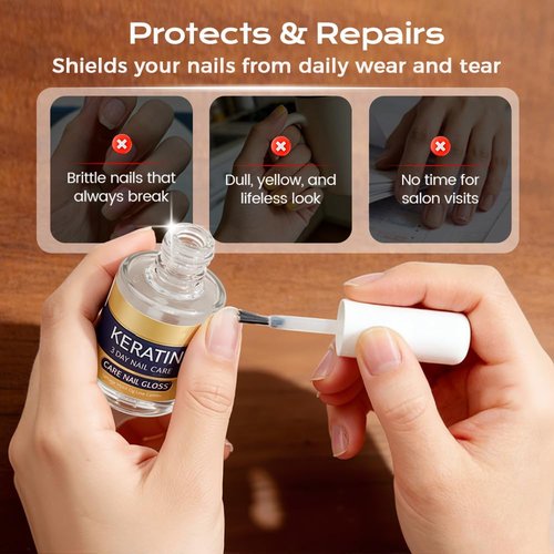 **Keratin Nail Care Oil - 2026 New Moisturizing Cuticle Oil for Fast Hydration | 3PCS Set for Stronger Nails**
