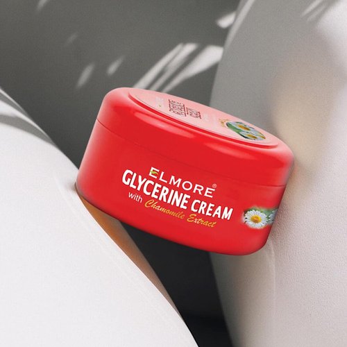ELMORE Soothing Hand Cream (183 ml)– 42% Glycerin for Intense Moisture & Hydration | Chamomile Extract to Calm, Soothe & Restore Dry, Cracked Skin | Fast-Absorbing & Non-Greasy