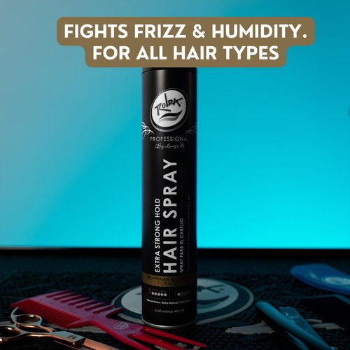 Rolda Extra Strong Hold Hair Spray - Matte Finish, Pro-Vitamin B5, Humidity Resistant | 13.52oz