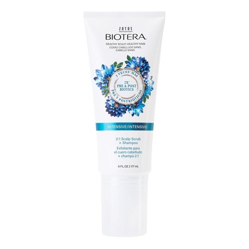 Biotera Intensives Scalp Scrub & Shampoo - Vegan, Paraben & Sulfate Free | Color-Safe | 6 Fl Oz