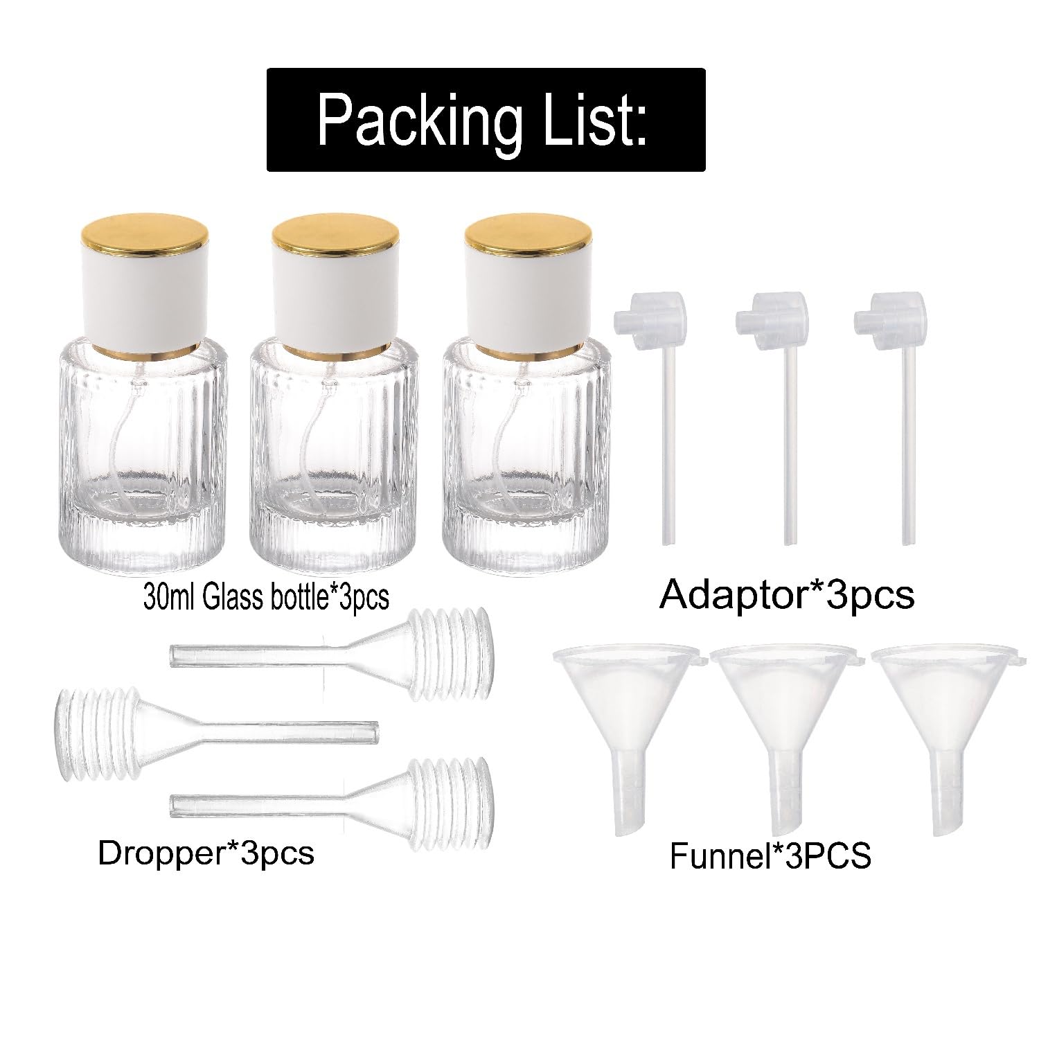 YWG Stone 30ml/1OZ Cologne Travel Bottle Refillable Empty Perfume Spray Bottles, Glass Perfume Atomizer Vintage Cologne Sample Container Travel Essentials for Frangrance Toiletries Cosmetic 3 Pack