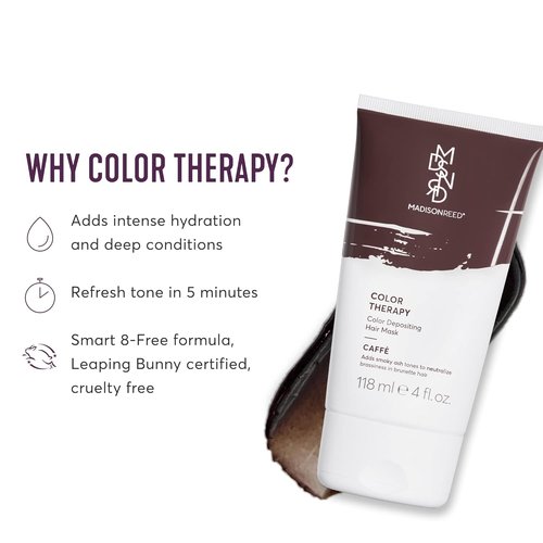 Madison Reed Color Therapy Hair Mask - Intensely Hydrating Color Depositing Treatment with Keratin & Argan Oil | 4 Fl Oz (118 mL)