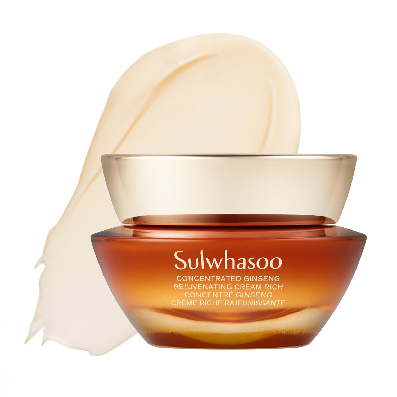 Sulwhasoo Concentrated Ginseng Rejuvenating Cream - Anti-Aging Moisturizer with Peptides & Retinol, 1.69 fl. oz.