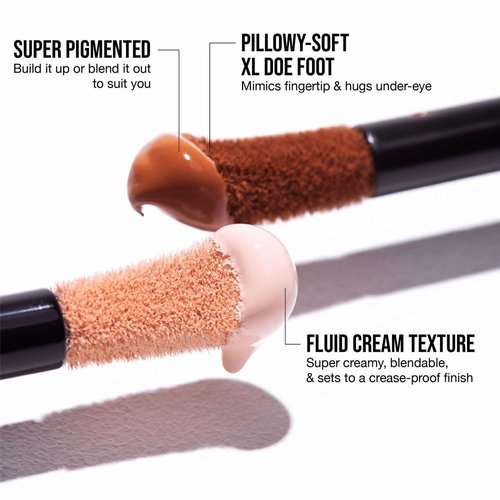 HUDA BEAUTY #FauxFilter Luminous Matte Buildable Coverage Crease Proof Concealer Nougat 2.5 Golden