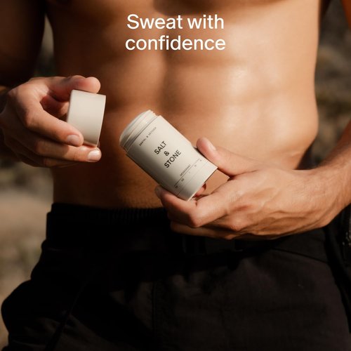 Salt & Stone Aluminum-Free Deodorant - Extra Strength 48-Hour Protection for All | Trio Set with Seaweed Extracts, Niacinamide & Prebiotics