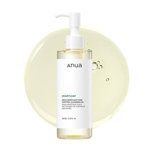 Anua Heartleaf Cleansing Oil - Pore Control & Sebum Care | Gentle Daily Makeup Remover (6.76 fl. oz)