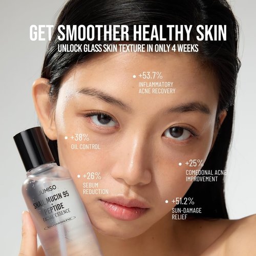 Jumiso Snail Mucin 95 + Peptide Facial Essence, 4.73 fl oz (140 ml)