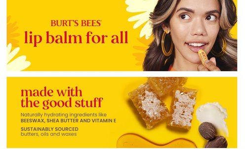 Burt's Bees Strawberry Lemonade Lip Balm - Nourishing Hydration | 2 Tubes (0.15 oz)