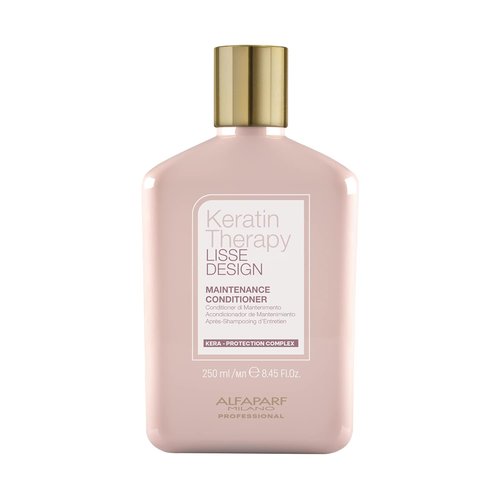 Alfaparf Milano Lisse Design Keratin Shampoo & Conditioner Set - Sulfate-Free, Anti-Frizz Formula for Smooth, Straight Hair