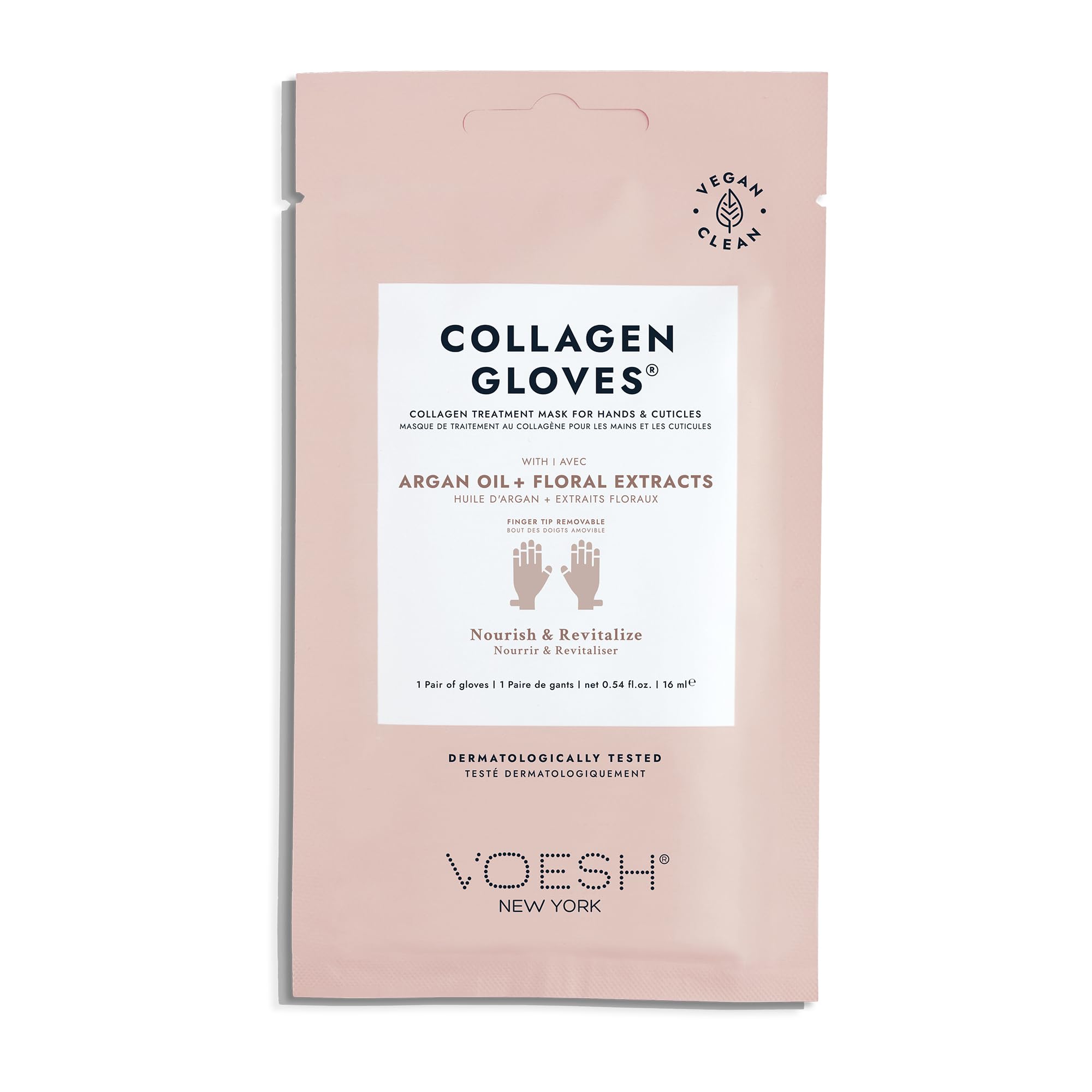 VOESH Collagen Gloves, Vegan Hand Masks, 4 Pack, Moisturizing Hand Mask, Lotion Gloves, Hydrating Gloves, Hand Care, Spa Manicure Gloves, Dry Hand Treatment