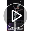6Ft Ghost Air Dancer Inflatable Wacky Waving Tube Guy with LED Light and Blower