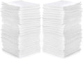 Simpli-Magic Cotton Washcloths White, 40 Pack, Size: 12”x12”