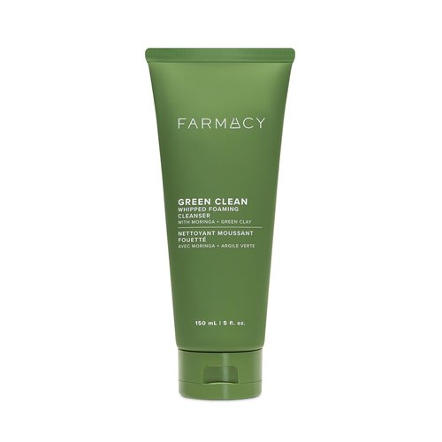 Farmacy Foaming Face Wash - Oil-Free Gentle Cleanser & Exfoliator with Green Clay | 150ml