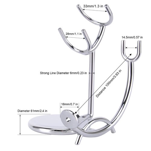 SANWA Grooming Shaving Kit for Men,Shaving Razor and Brush Stand with Stainless Steel Shaving Soap Bowl
