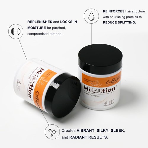 Skiennix Collagen Hair Mask - Deep Repair Conditioning Treatment with Argan Oil | 250ml for Smooth, Frizz-Free Hair