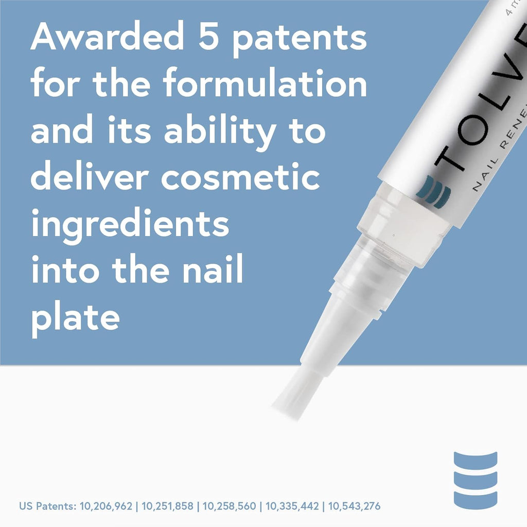 Tolvere Nail Renewal Solution - Revitalize Discolored, Brittle & Cracked Nails | Fast Results