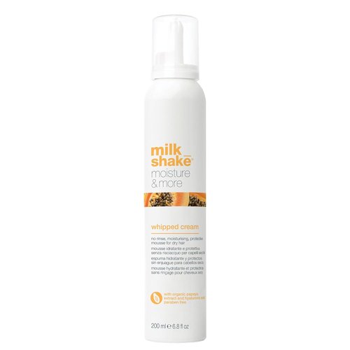 Milk_Shake Moisture & More Whipped Cream - No Rinse Hair Moisturizer Foam | Boosts Softness & Shine | 6.8 fl oz (200 ml)
