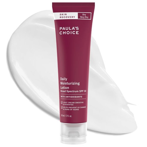 Paula's Choice SKIN RECOVERY Daily Moisturizing Lotion - SPF 30 Mineral Sunscreen for Dry, Sensitive Skin | 2oz
