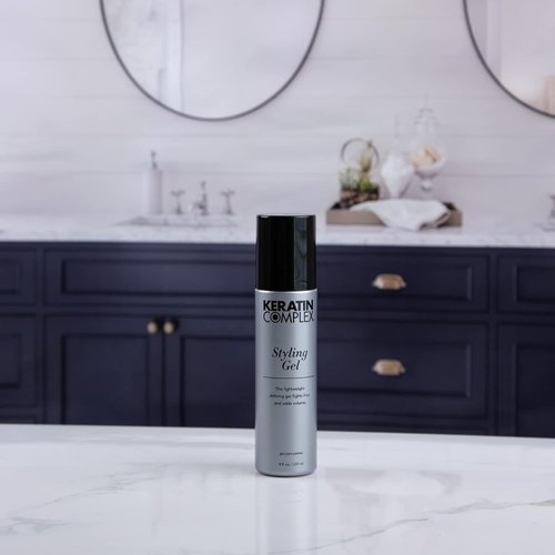 Keratin Complex - Styling Gel for Strong Hold & Shine - 8 Fl Oz