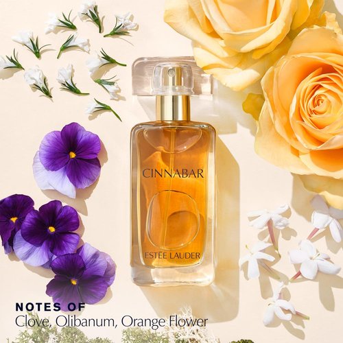 Estée Lauder Cinnabar Eau de Parfum Spray - Floral & Spicy Notes | Women's Fragrance, 1.7 Fl Oz