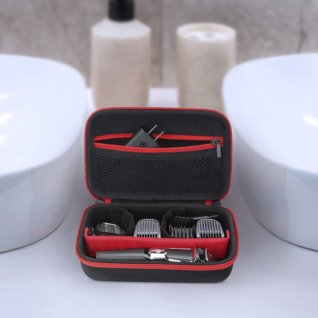 Yinke Travel Storage Case for Philips Norelco Multigroom Series 3000/5000, MG3740/40, MG5910/49 - Protective Organizer for Beard Trimmer, Attachments, Face & Ear Hair Trimmer, and Hair Clipper Shaver
