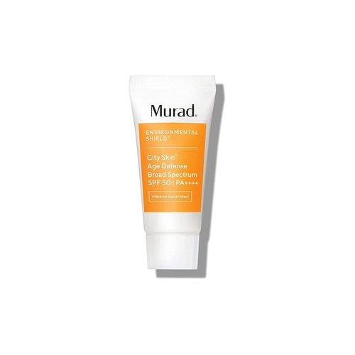 Murad Environmental Shield City Skin Age Defense SPF 50 - Mineral Sunscreen with Lutein & Iron Oxides for Blue Light Protection