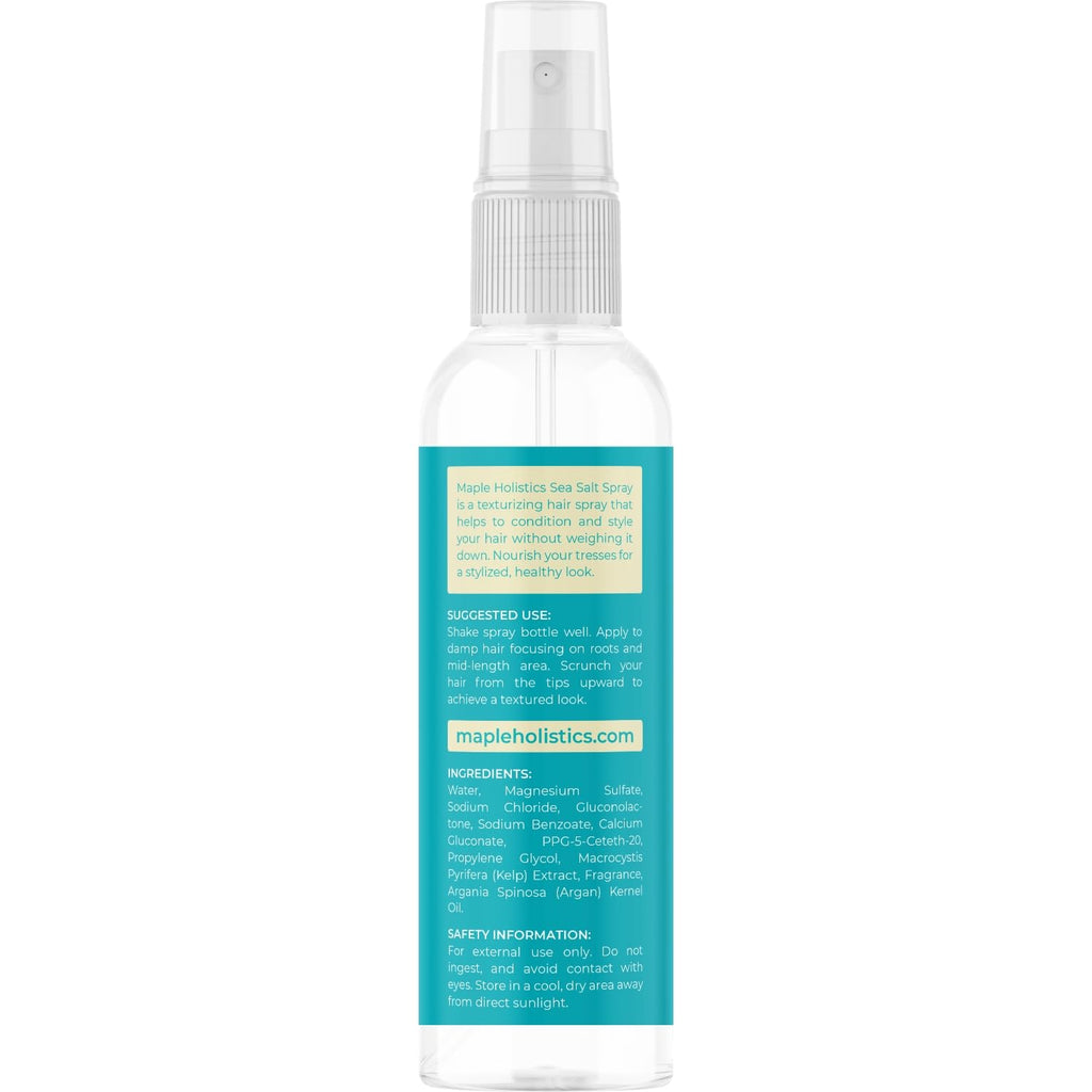 Volumizing Sea Salt Spray - Texturizing Beach Waves Hair Mist with Argan Oil & Sea Kelp | Non-Sticky Styling for Men & Women