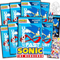 Sonic the Hedgehog Party Favors Bundle - 8 Mini Activity Packs for Kids
