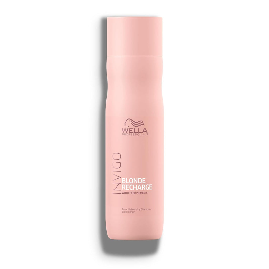 Wella Professionals INVIGO Blonde Recharge Cool Shampoo - Revitalize Blonde Hair | 10.1 Fl Oz