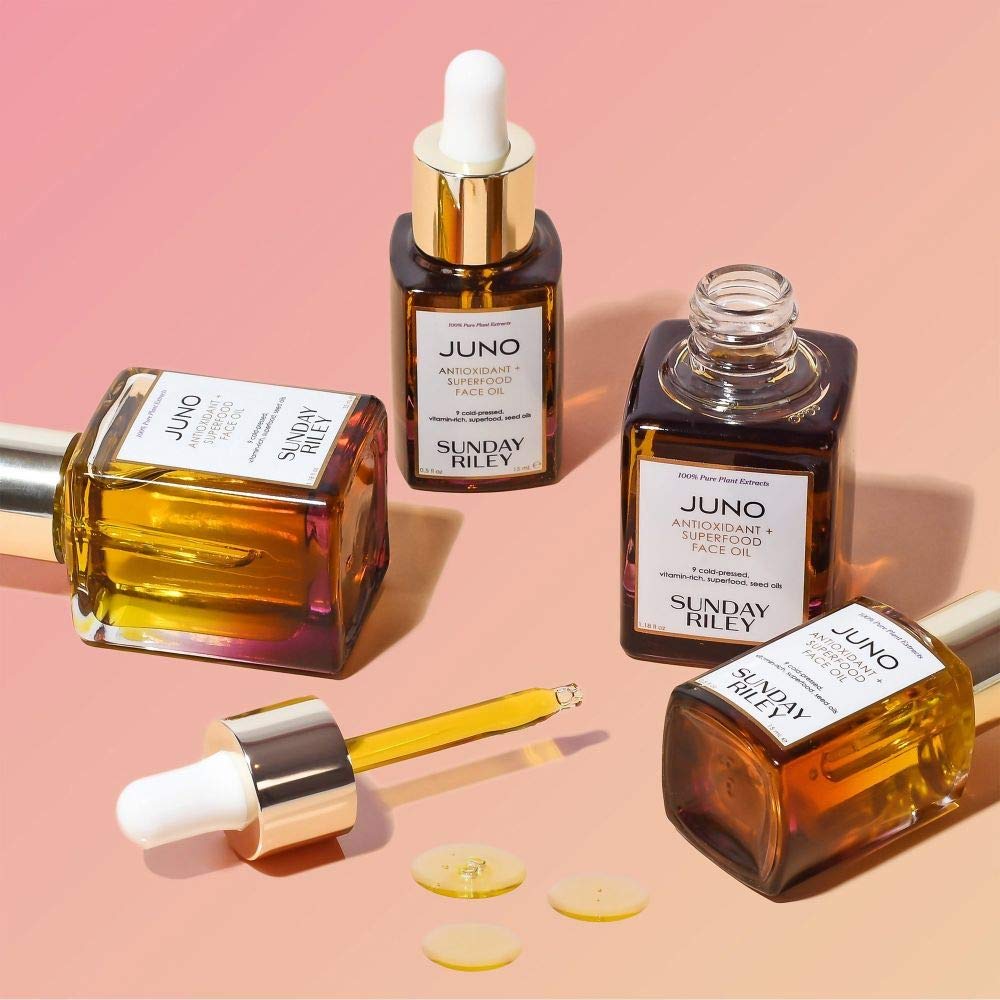 Sunday Riley Juno Face Oil - Antioxidant-Rich Superfood for Radiant Skin | 1 oz