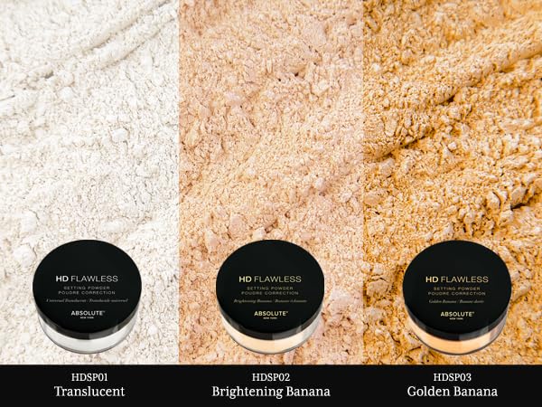 Loose Face Powder - Brightening Banana Shade, 3.2oz, Flawless Finish