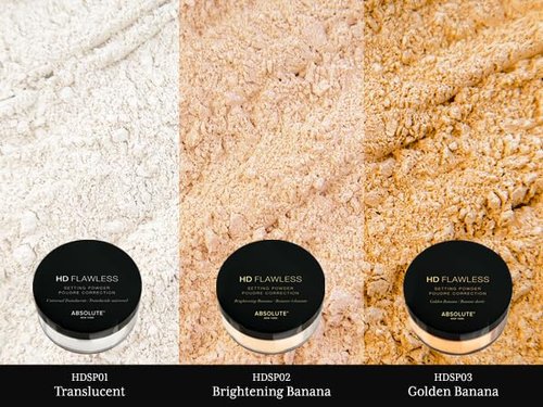 Absolute New York HD Flawless Setting Powder - Translucent Finish | 0.53 oz for Long-Lasting Makeup