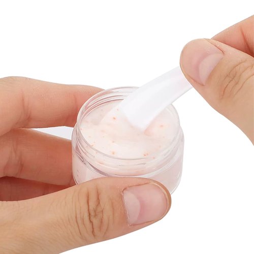 24 Pcs 15ml/0.5oz Small Travel Containers Clear Plastic Cosmetic Jar Refillable Roun for Beauty Lotion Cream Products Sample Bottles Black Plastic With Screw on Lid Container
