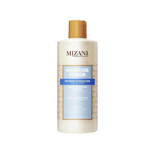 Mizani Moisture Fusion Clarifying Shampoo - Gentle Cleanse with Charcoal for Curly Hair
